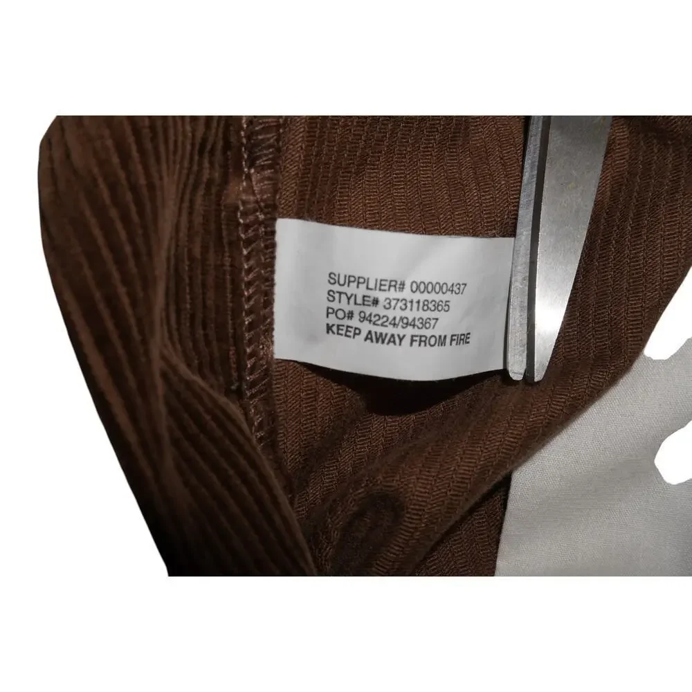 Ralph Lauren Kids Brown Corduroy Skirt – Size 16 – Y2K Preppy Crown Logo